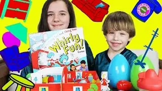 Kids Game Thing Two and Thing One Whirly Fun Game Egg Surprise