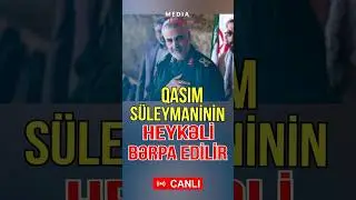 Qasım S&uuml;leymaninin İrandakı heykəli bərpa edilir - Media T&uuml;rk TV #trend #mediaturktv #shorts