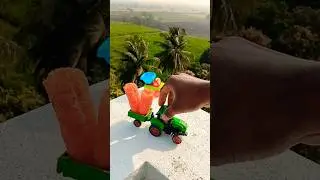 mini tractor trolley Nalla load karke palat Diya#shortvideo#automobile#toys😃😃👍👍👍🚜🚜🚜🚜