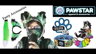 My Favorite Furry Accessories | Pawstar & Fursona Pins | #furries