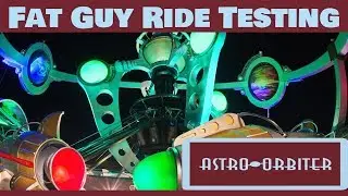 Astro Orbiter at Disney's Magic Kingdom - fat guy ride testing
