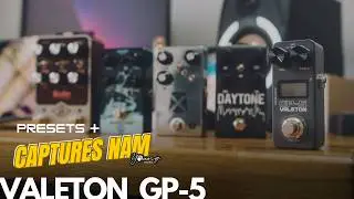 Capturas NAM + Presets | Valeton GP5 | Ruby 63, Kilt 10, Mayflower, Daytone | Worship, Rock, Vox