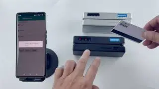 Blue Tooth Magnetic Stripe Card Reader Writer Encoder 1/2/3 Track Programmable ABS Mini Portable