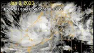 Tropical Storm Sonamu [Auring] - Update 1 (Jan 4, 2013)