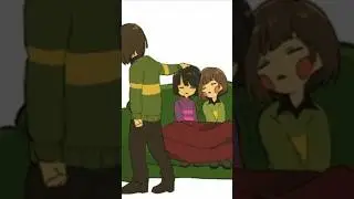 Kris Tucks In Frisk & Chara&hellip; But Chara Has DARK Dreams 💀 (KFC Comic Dub)
