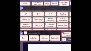 New Waiters and Waitress Tutorial SSS [Sakura School Simulator]#short