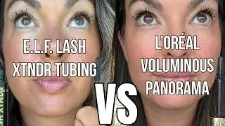 e.l.f. Lash Xtndr vs L&rsquo;Or&eacute;al Voluminous Panorama | Tubing Mascara vs Volume Mascara