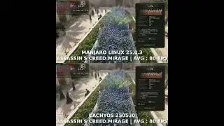Cachyos VS Manjaro | Linux Gaming Benchmarks #linuxandbenchmark #gaming #gamingonlinux