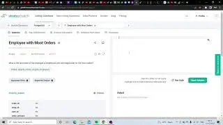 shopify sql: Employees with most orders