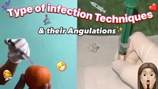 | The Best Injection Angles for Different Injection Techniques |💉👩&zwj;⚕️#injection  #medicalstudent