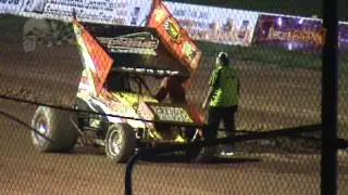 Kelly Linigen - taking my steering wheel and heading home - Sydney Speedway - Rockdog Racing