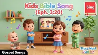 5 Minute Kids Bible Verses Song 🎵 | Christian Gospel Songs for Children (Sing-Along)