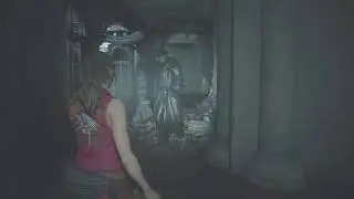 RESIDENT EVIL 2 claire mr x death