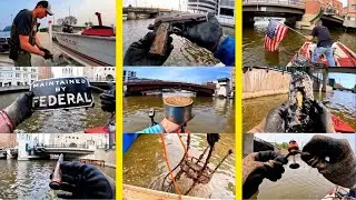 Magnet Fishing America’s 3rd Most Violent City - Guns, Police & More! *JACKPOT*