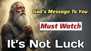 It&rsquo;s Not Luck &ndash; God Was Working Behind the Scenes | God Message Today✝️🙏
