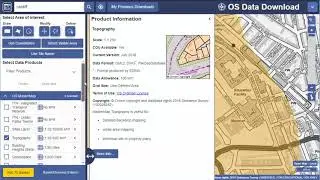 Download map data from Digimap