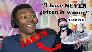 YEEZY BUSTA CALLS A FAKE SHOE REAL!!! (HILARIOUS)