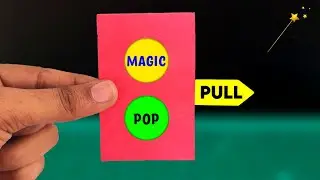 New and simple pull toy , Easy paper magic trick , prank toy making , how to make paper toy