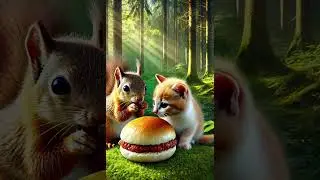 The cat saved Squirrel #ai #Cat