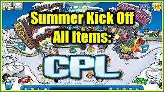 Summer Kickoff All Free Items | Club Penguin Legacy