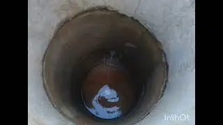 Water well that is constructed using only simple hand tools