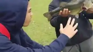 Bass fishing 5 pounder
