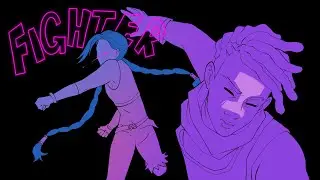 Fighter ( jinx and ekko Arcane animatic )