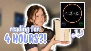reading for 4 HOURS every day for a week! | SPOILER-FREE READING VLOG