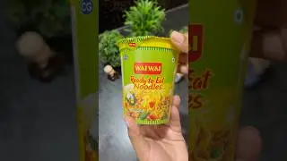 🔥 Wai Wai Cup Noodles 🍜 | Instant Taste Test & Review 😋 #shorts #waiwai #noodles
