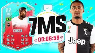 5* 5* INSANE 89 FUT BIRTHDAY DOUGLAS COSTA!! 7 MINUTE SQUAD BUILDER - FIFA 20 ULTIMATE TEAM