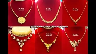 Light Weight Gold Necklace Designs in 15 Grams with Weight and Price || Shridhi Vlog
