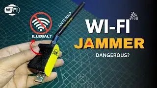 How to make WIFI JAMMER || Illegal in India? | ESP32 Wifi Jammer | DIY Project