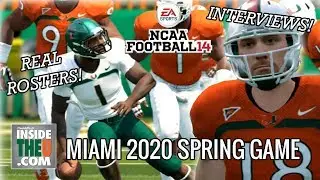 2020 Miami Hurricanes Spring Game! | Miami Hurricanes Dynasty Intro | NCAA Football 14 (PS3)