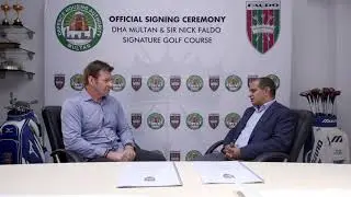 DHA Multan Golf Course signing ceremony