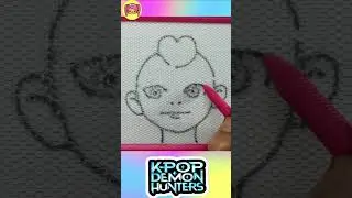 Рисунок Руми из KPOP Demon Hunters #kpopdemonhunters #drawing