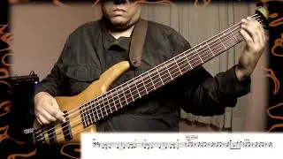 The Mirror (Dream Theater) - bass cover (sheet music included)