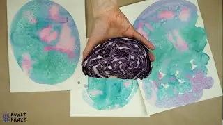 Von Rot bis Blau - Malen mit Naturfarben aus Kohl