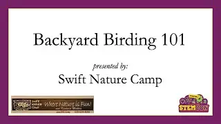 Backyard Birding 101 - STEMCON 2021