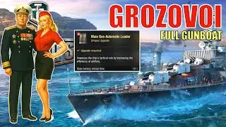 Grozovoi Tier X Full Gun Build &ndash; Long Range Buff Test (WoWS Gameplay Review)