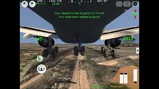 European Cargo A340-600 (G-ECLB) FS Advanced Landing At Ankara Esenboga Airport