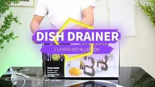 How to install 2 Layers Dish Drainer | EP24 | DIY - (M168 DIY)