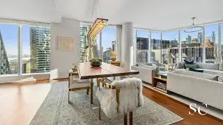 Inside a $5,450,000 tranquil oasis with stunning views on the Upper West Side!