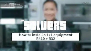 How to install wall split system Hitachi air conditioner
