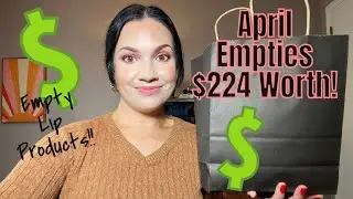 APRIL EMPTIES//Project Pan Makeup, Skincare, and Haircare!