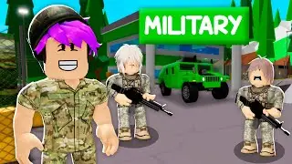 I PRETENDED TO BE A SOLDIER and INVADED THE MILITARY BASE! (Brookhaven)