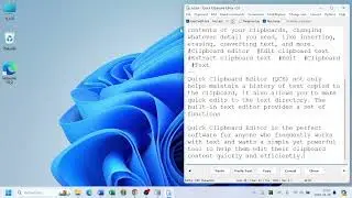 Beyond Copy & Paste: Mastering Text Workflow with Quick Clipboard Editor