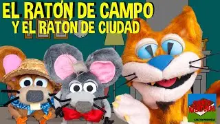 El cuento de EL RATÓN DE CAMPO Y EL RATÓN DE CIUDAD- TITERES para niños🐭🐭🐱