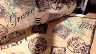 Sewing Tutorial: World Traveler Burlap Purse