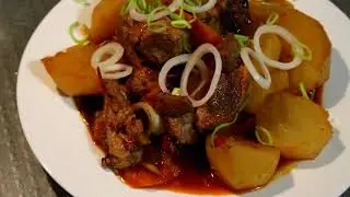 Как вкусно и быстро приготовить Жаркое/ Comment preparer  rapidement et d&eacute;licieusement un JARKOE