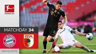 FC Bayern M&uuml;nchen - FC Augsburg | 5-2 | Highlights | Matchday 34 &ndash; Bundesliga 2020/21